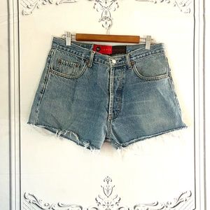 Vintage Levi’s 501 denim cutoff shorts